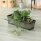 Gardenised Outdoor and Indoor Rectangle Trough Plastic Planter Box, Vegetables or Flower Planting Pot QI004121.L - alternate 4
